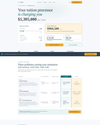 Tuition - Automated Payment Landing Page Template