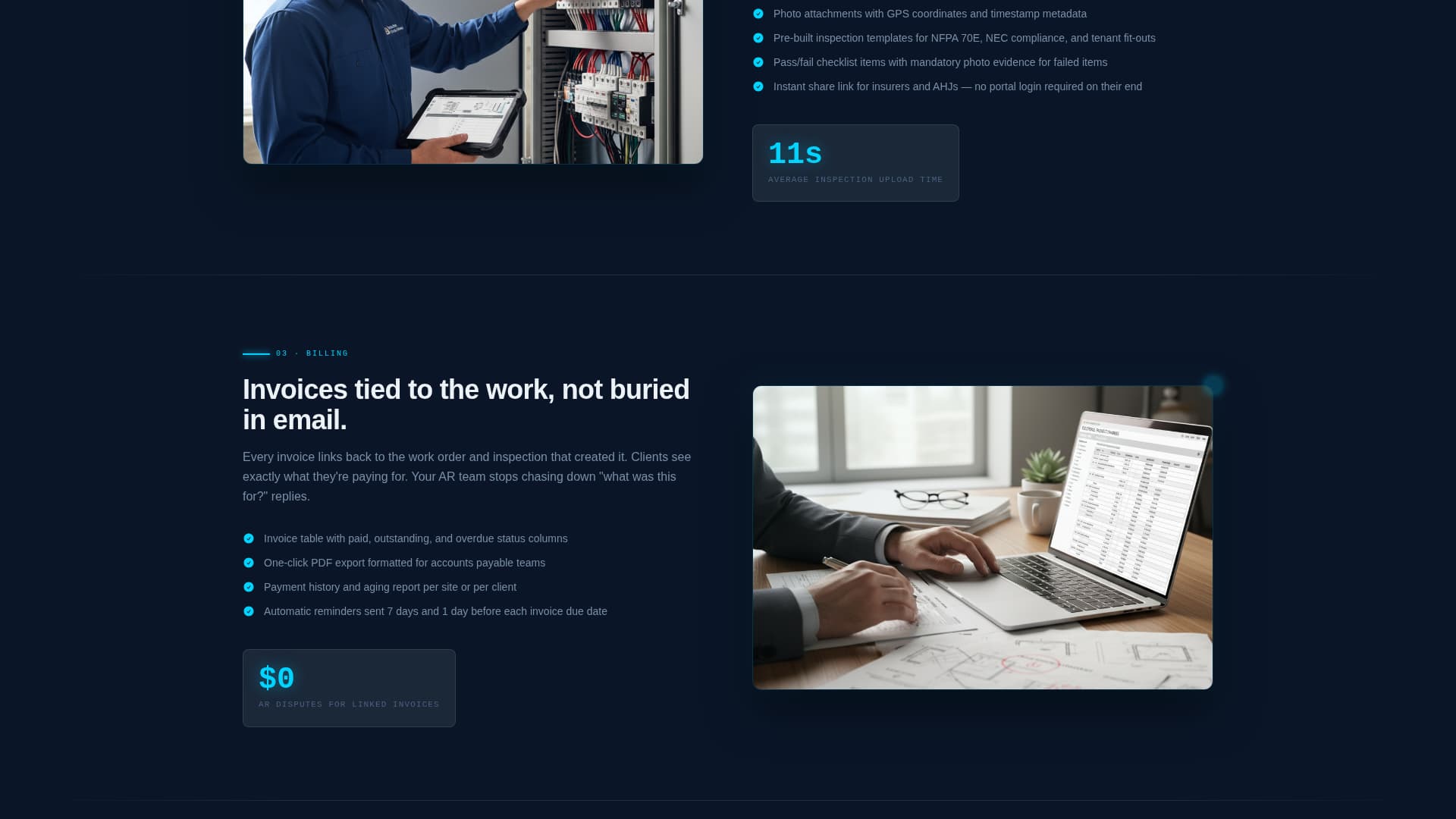Circuit - Powerful Electrical Portal Landing Page Template