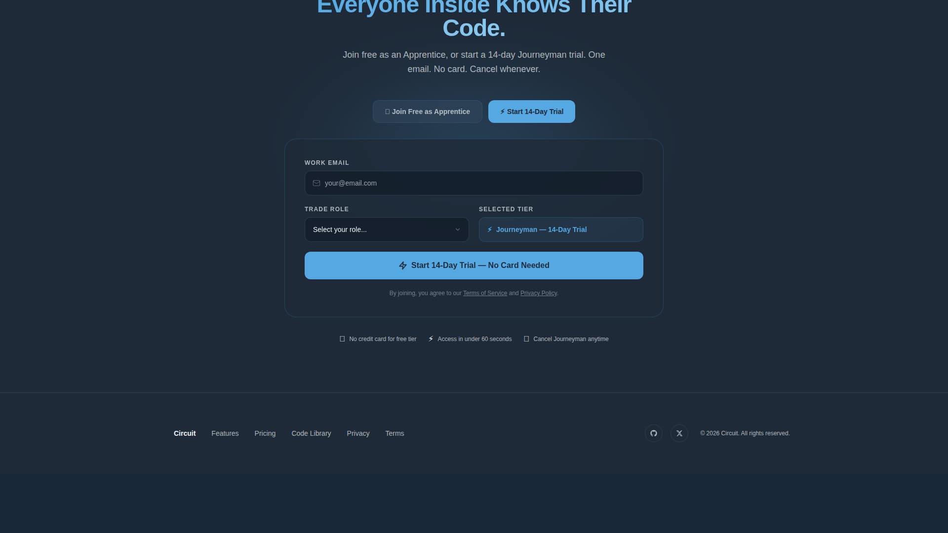Circuit - Powerful Electrician Landing Page Template