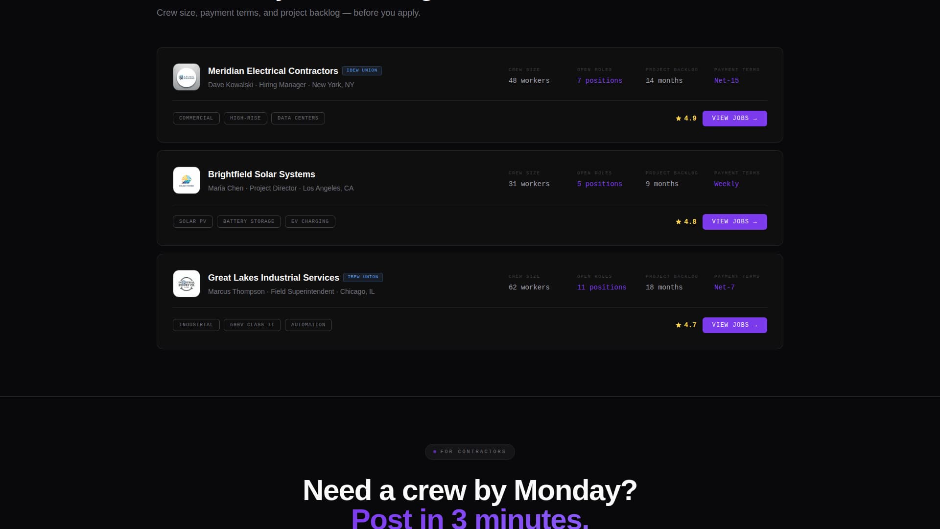 Sparks - Powerful Electrician Landing Page Template