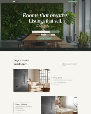 Verdant - Sustainable Staging Landing Page Template