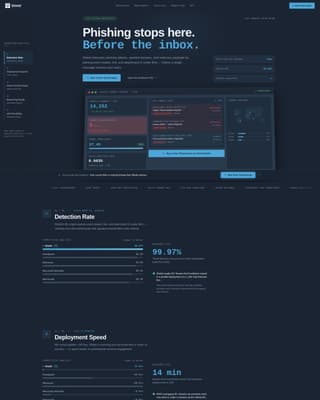 Shield - Powerful Email Security Landing Page Template
