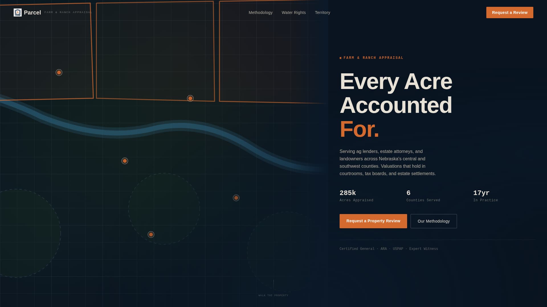 Parcel - Authoritative Farm Appraisal Landing Page Template