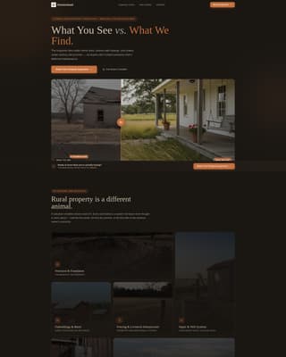 Homestead - Trusted Ranch Inspector Landing Page Template