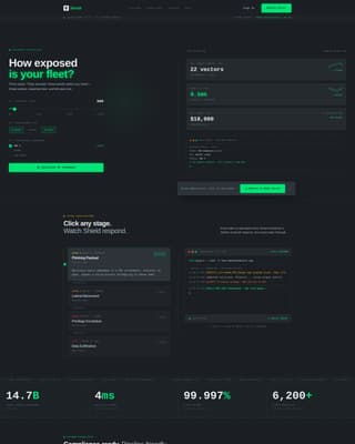 Shield - Powerful Endpoint Landing Page Template