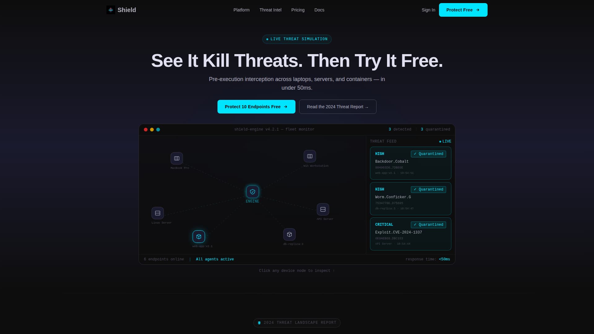 Fortify — Cyber Defense Landing Page Template