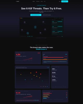 Fortify — Cyber Defense Landing Page Template