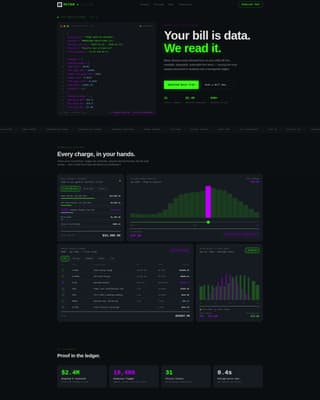 Meter - Transparent Energy Billing Landing Page Template