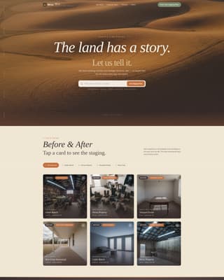 Mesa - Captivating Ranch Landing Page Template