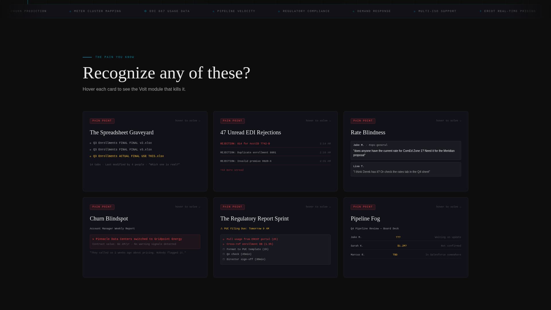Volt - Dynamic Energy CRM Landing Page Template