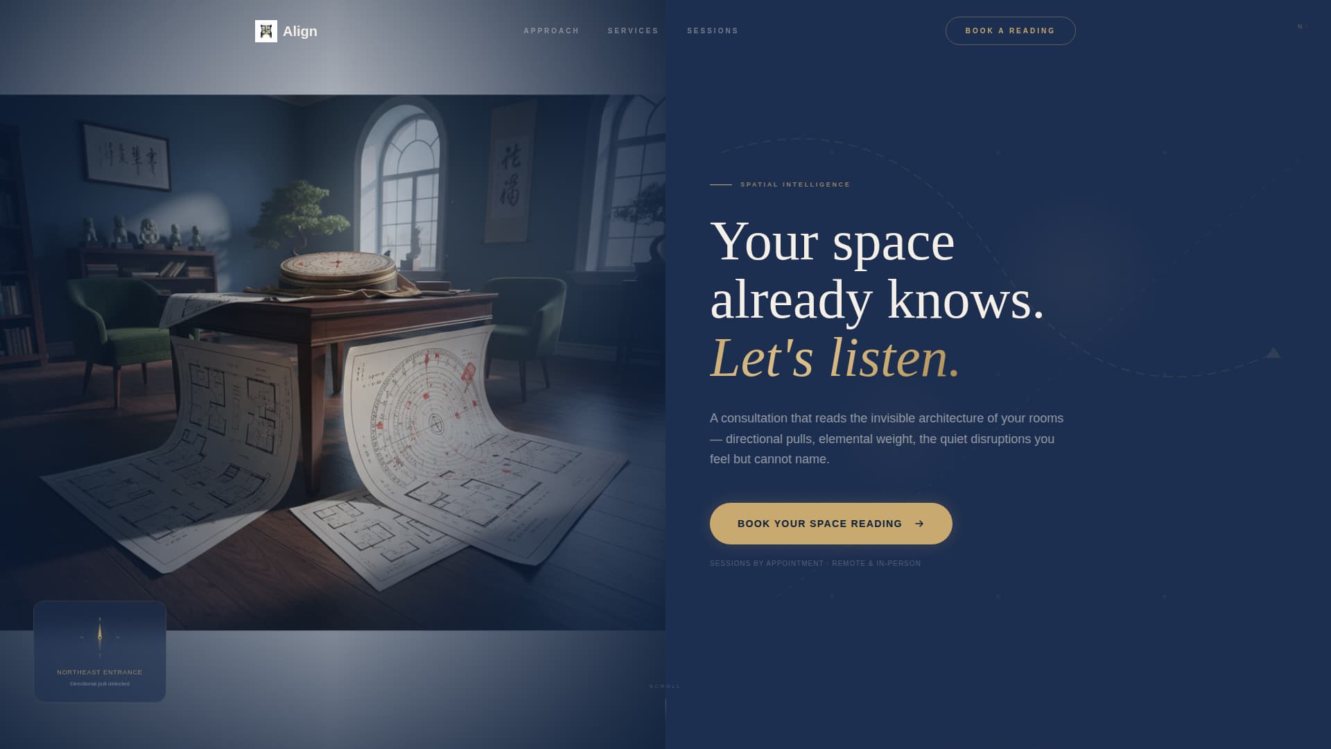 Align - Serene Feng Shui Landing Page Template