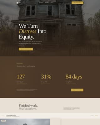 Flip - Proven Fix and Flip Landing Page Template