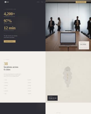 Desk - Prestigious Coworking Landing Page Template