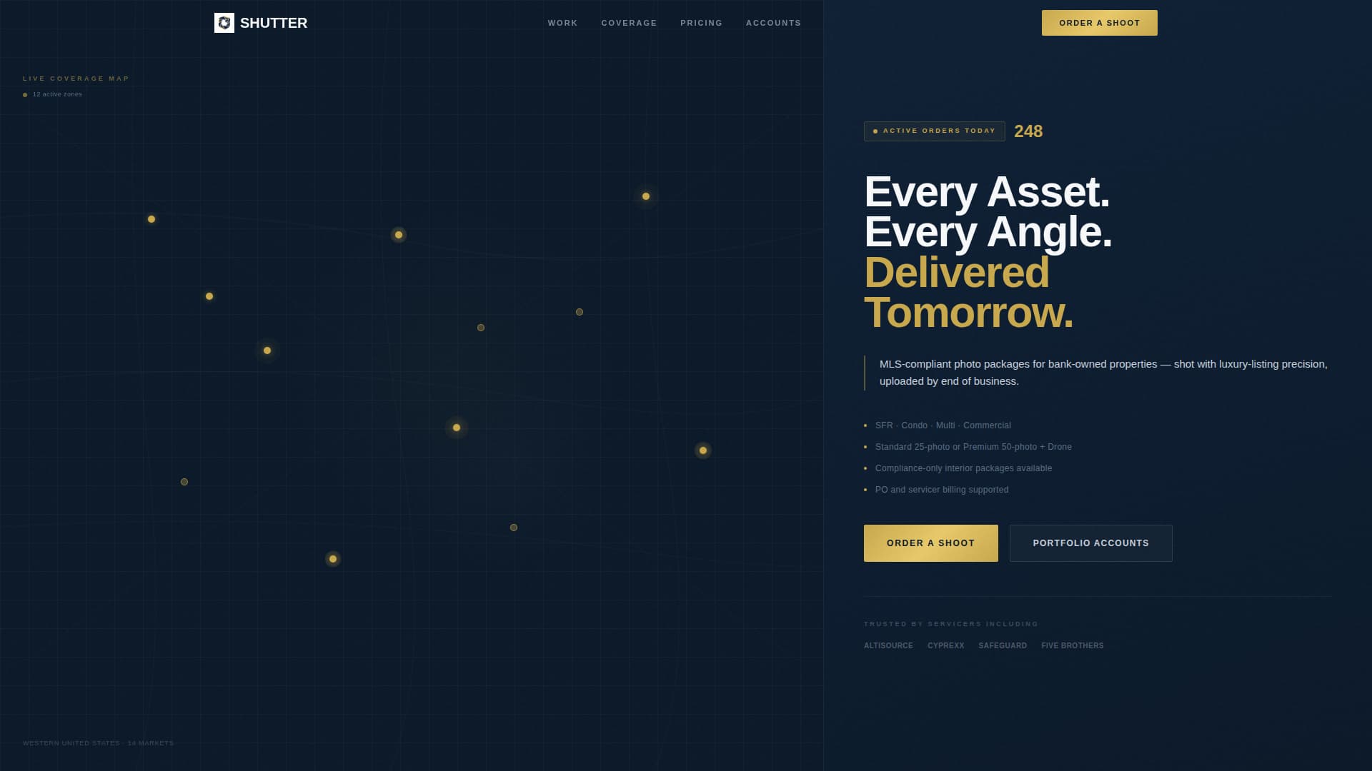Shutter - Precision REO Landing Page Template