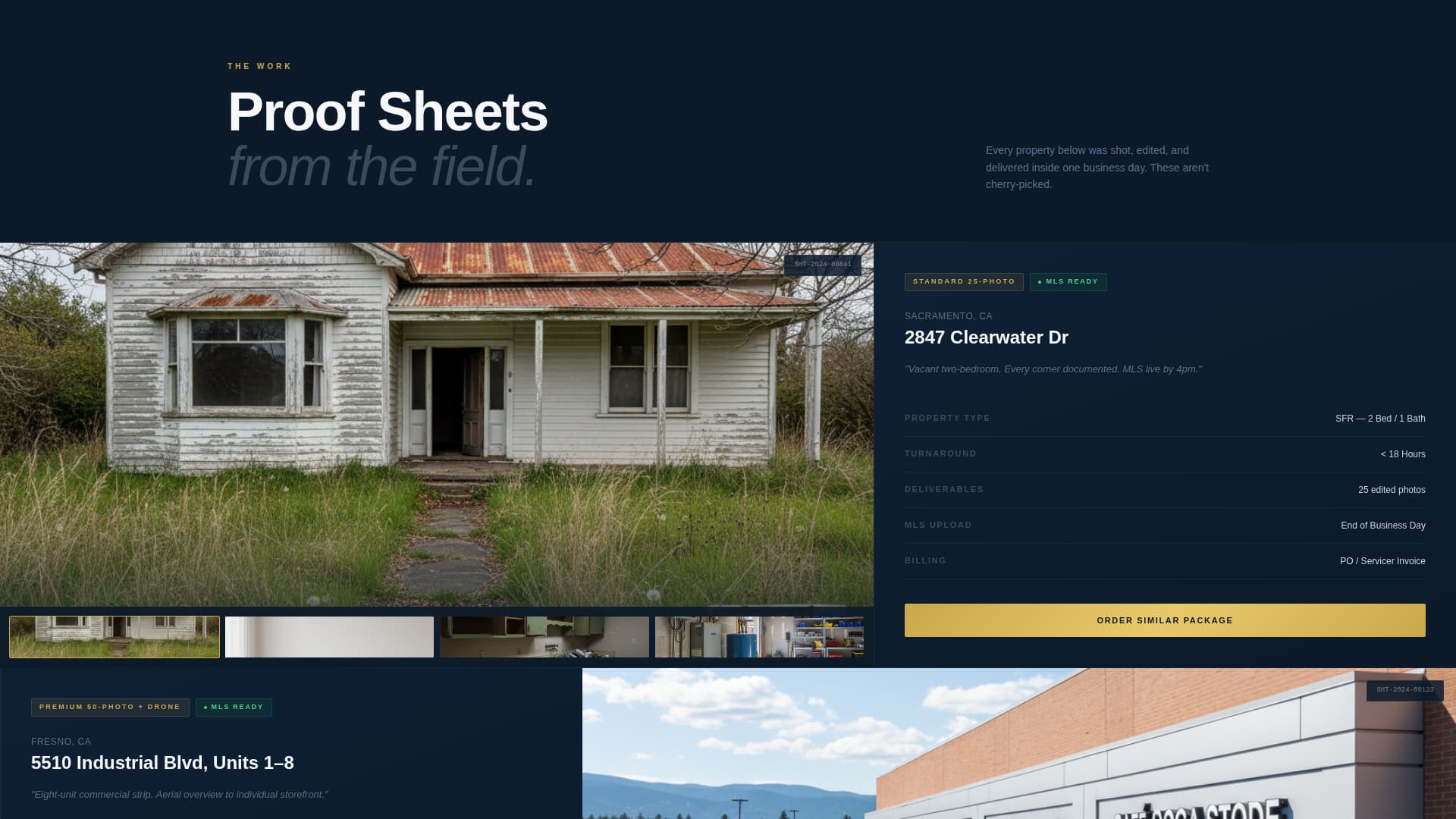 Shutter - Precision REO Landing Page Template