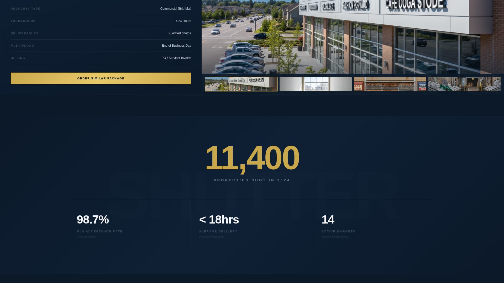 Shutter - Precision REO Landing Page Template