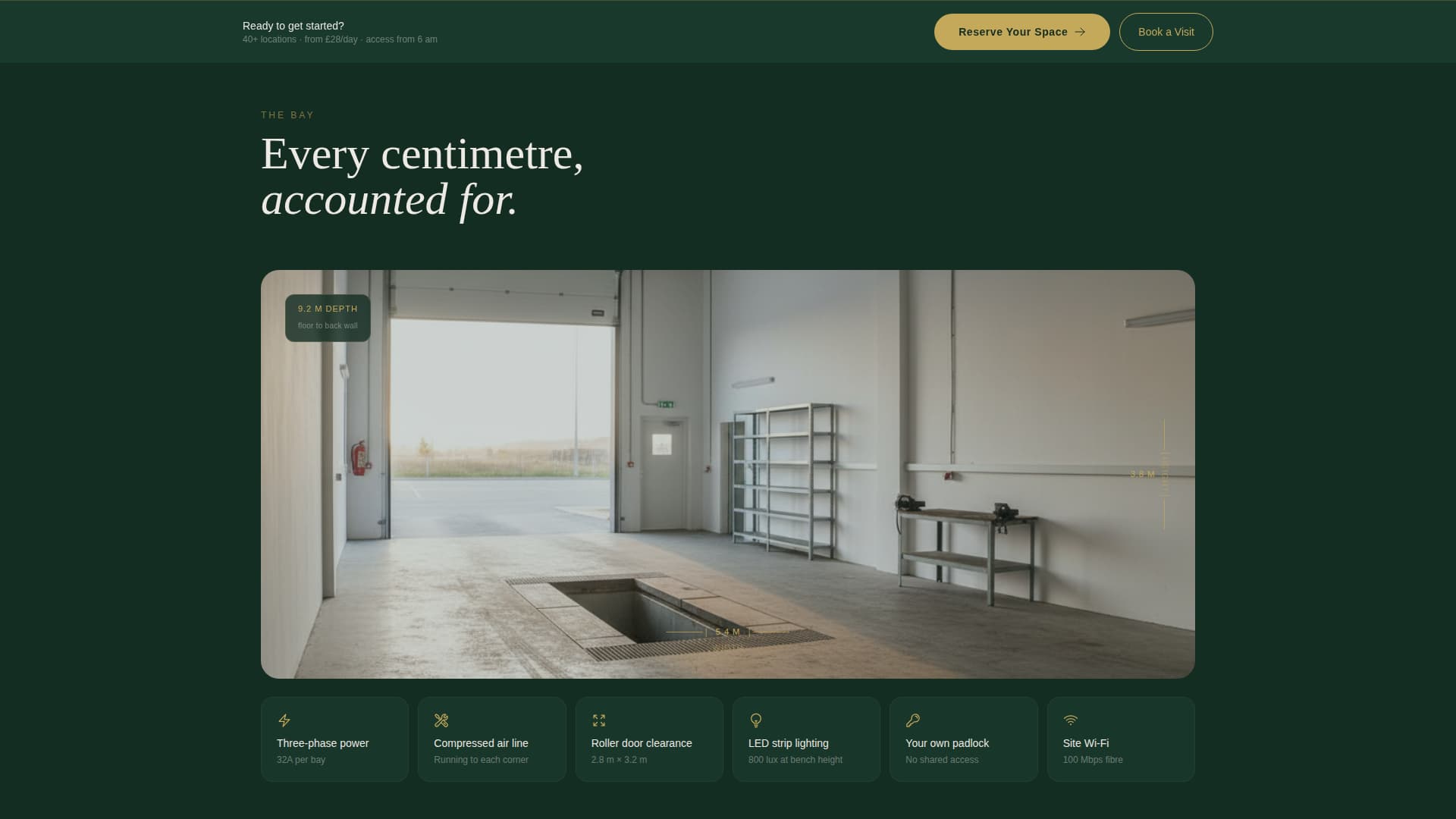 Stall - Immersive Workspace Landing Page Template
