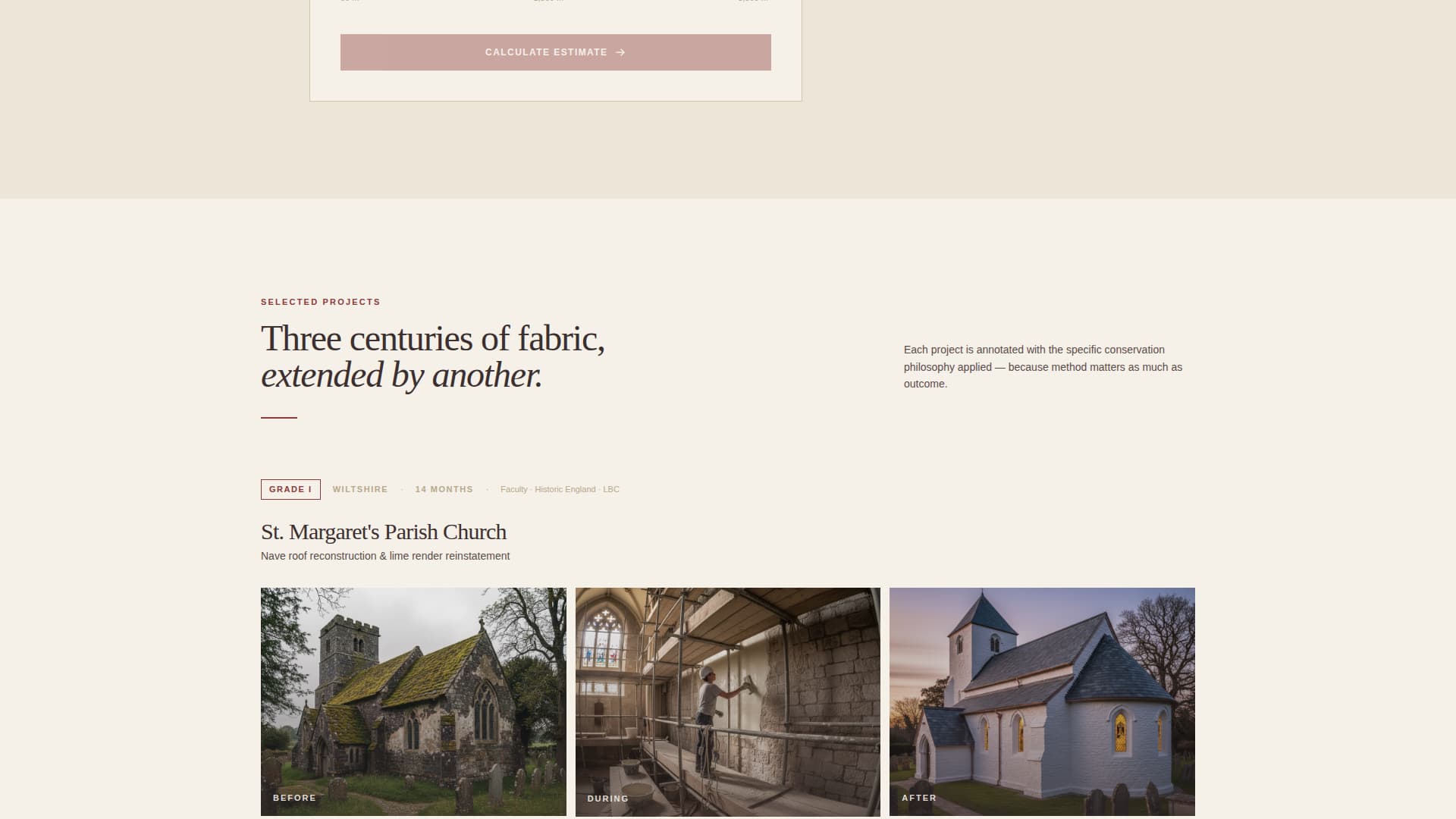 Commercial - Modern Architecture Landing Page Template