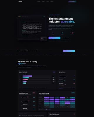 Pulse - Powerful Entertainment Landing Page Template