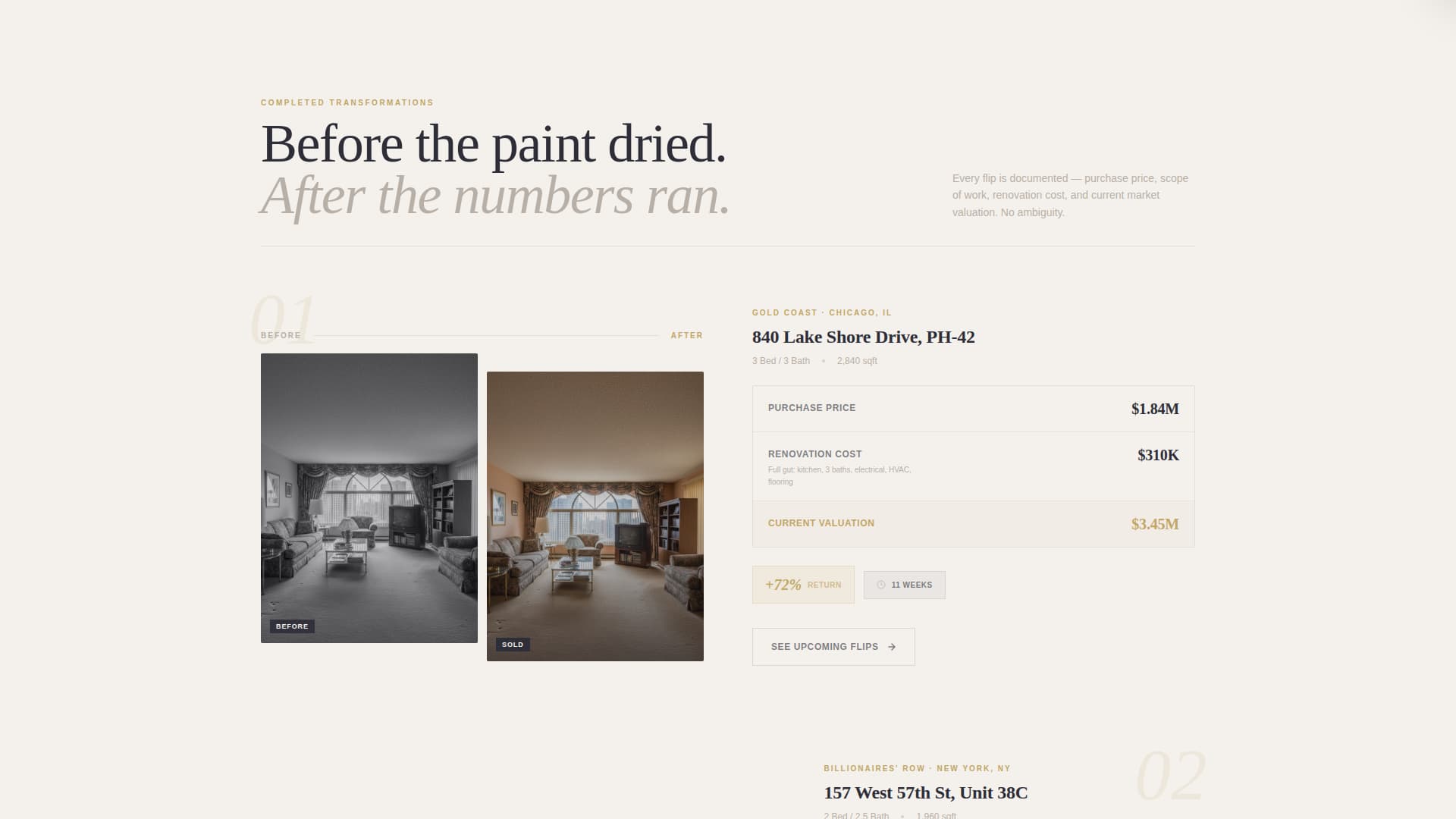 Flip - Premium Highrise Landing Page Template