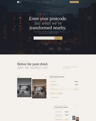 Flip - Premium Highrise Landing Page Template