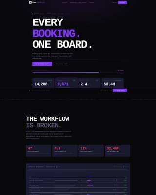 Slate - Powerful Booking Landing Page Template