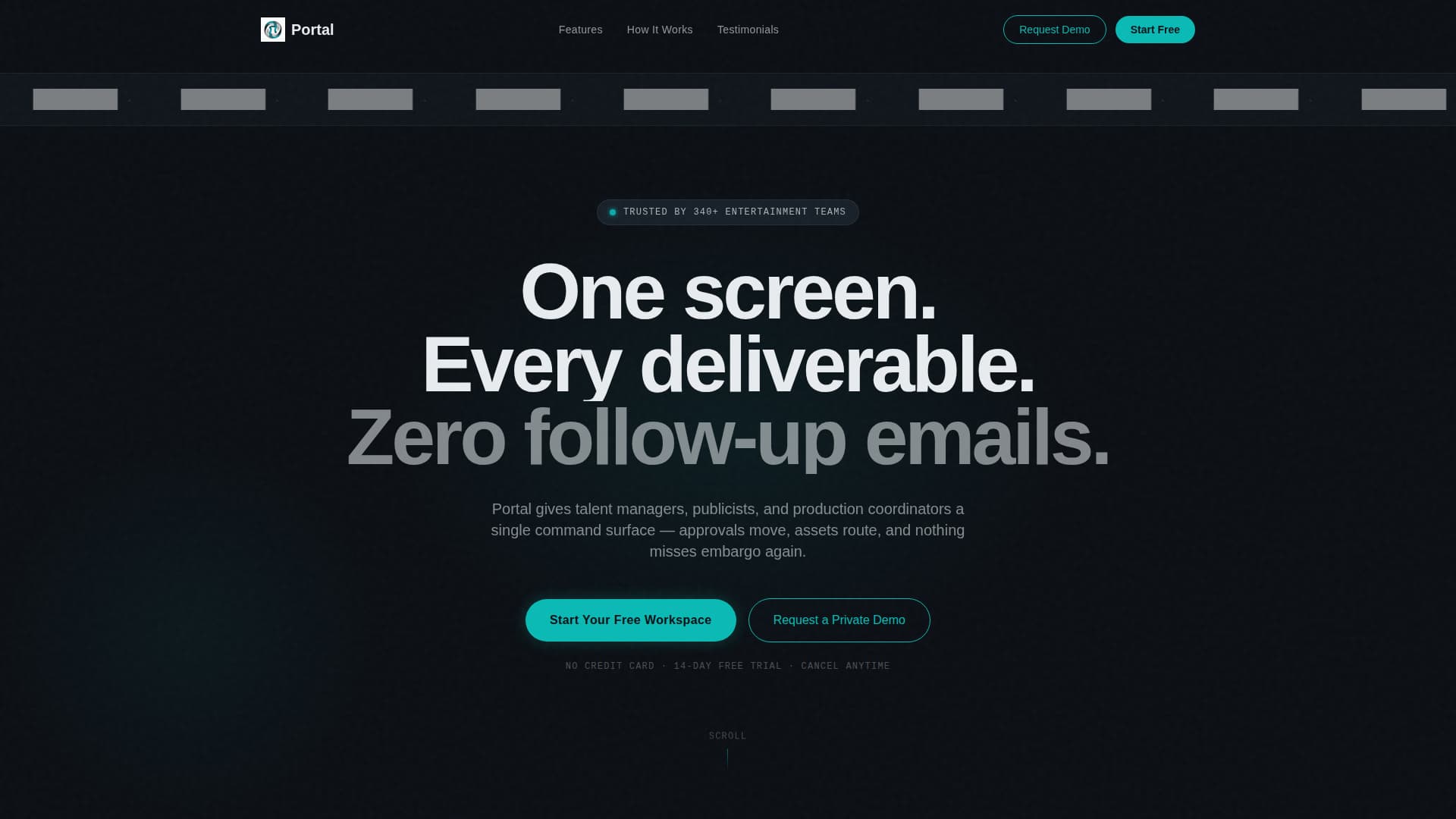 Spectrum — Live Events Landing Page Template