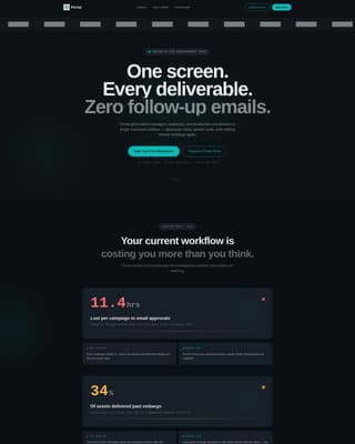 Spectrum — Live Events Landing Page Template
