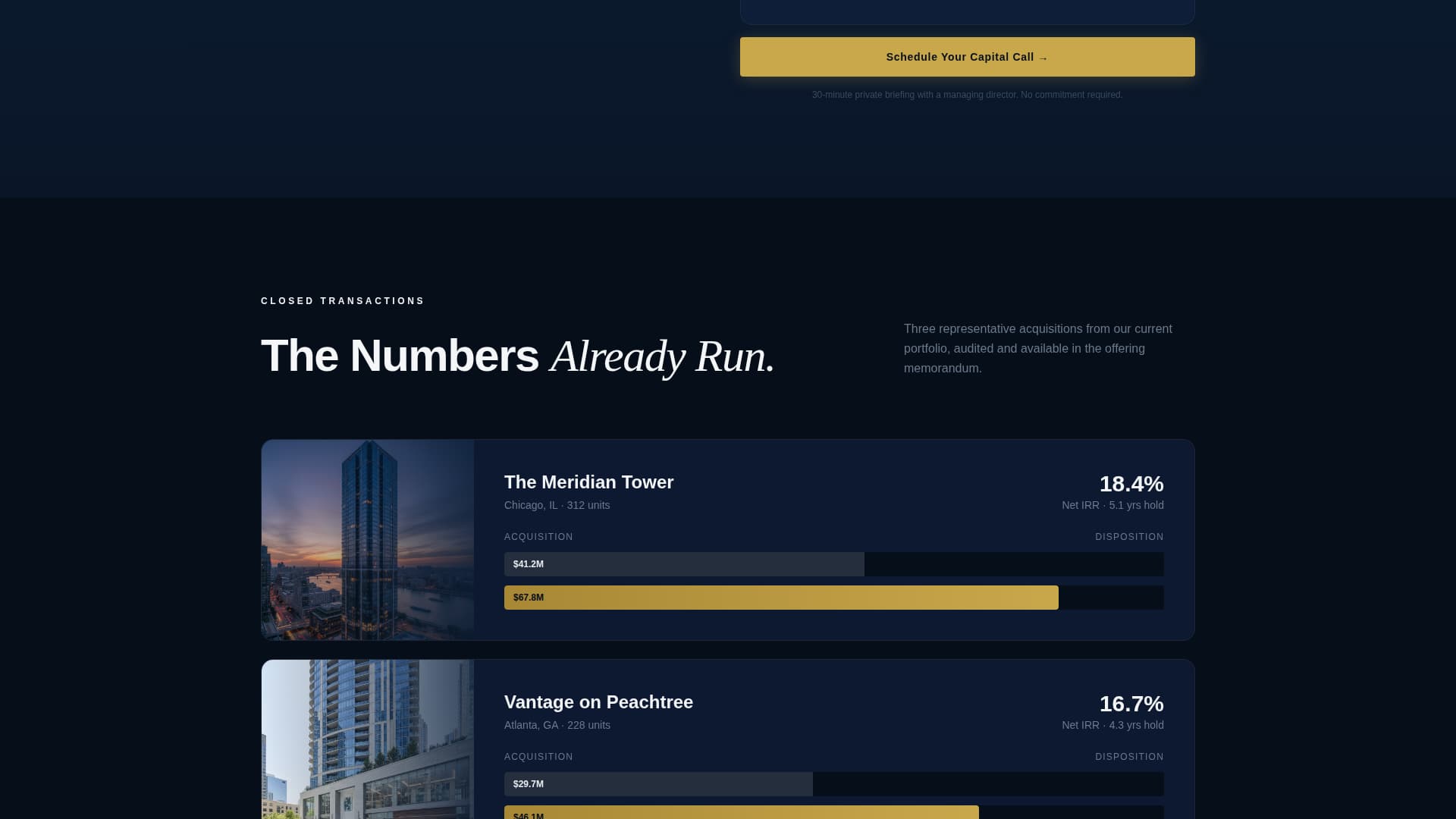 Yield - Precision Highrise Landing Page Template