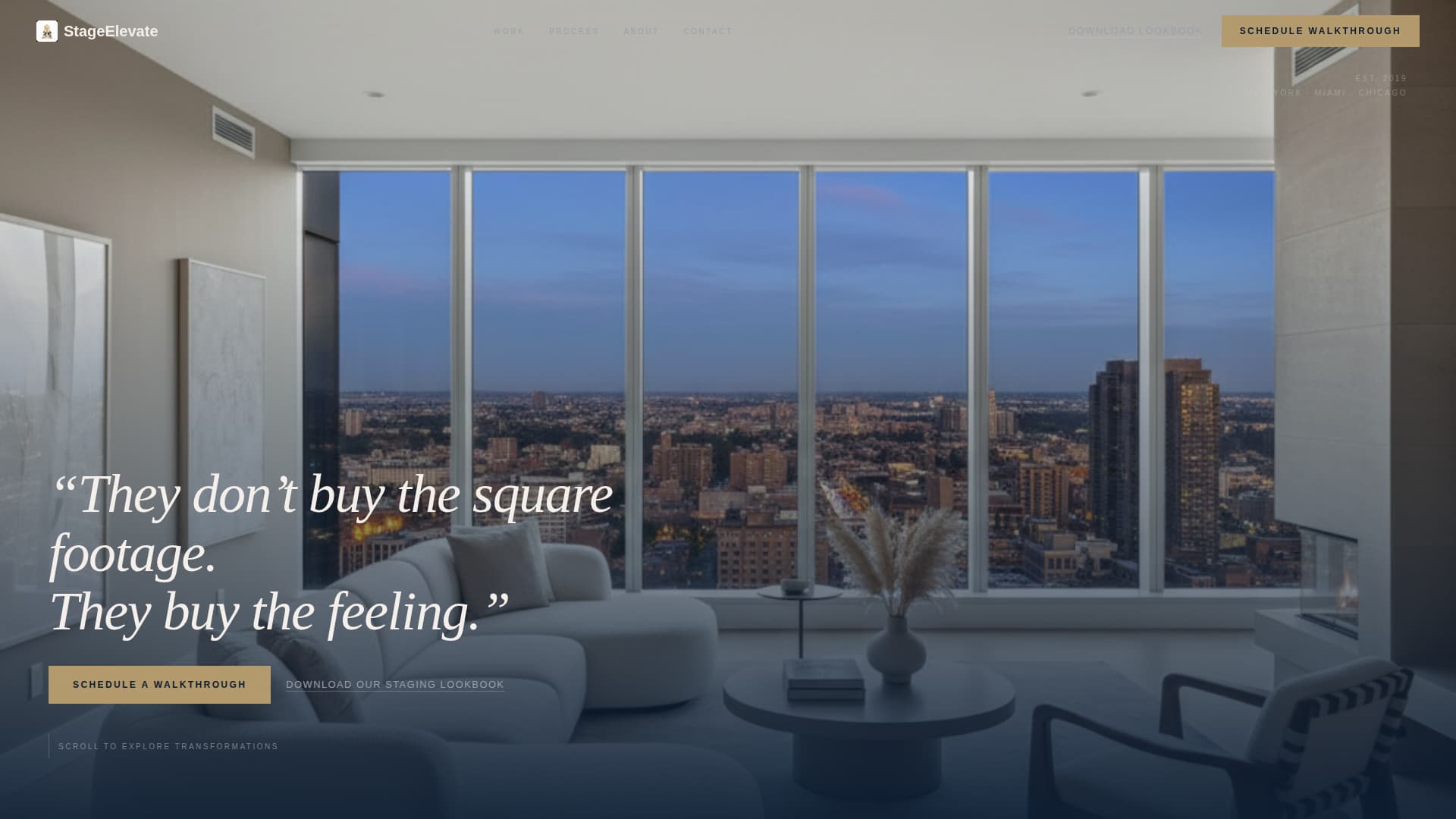 Elevate - Transformative Highrise Landing Page Template