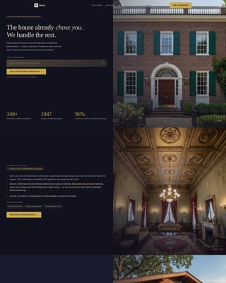 Deed - Immersive Historichome Landing Page Template
