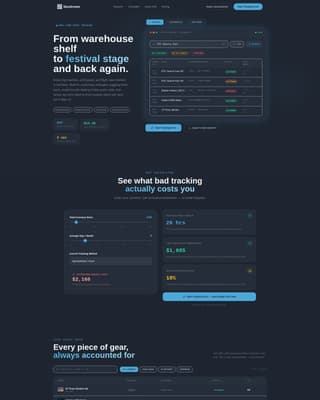 Stockroom - Dynamic Inventory Landing Page Template