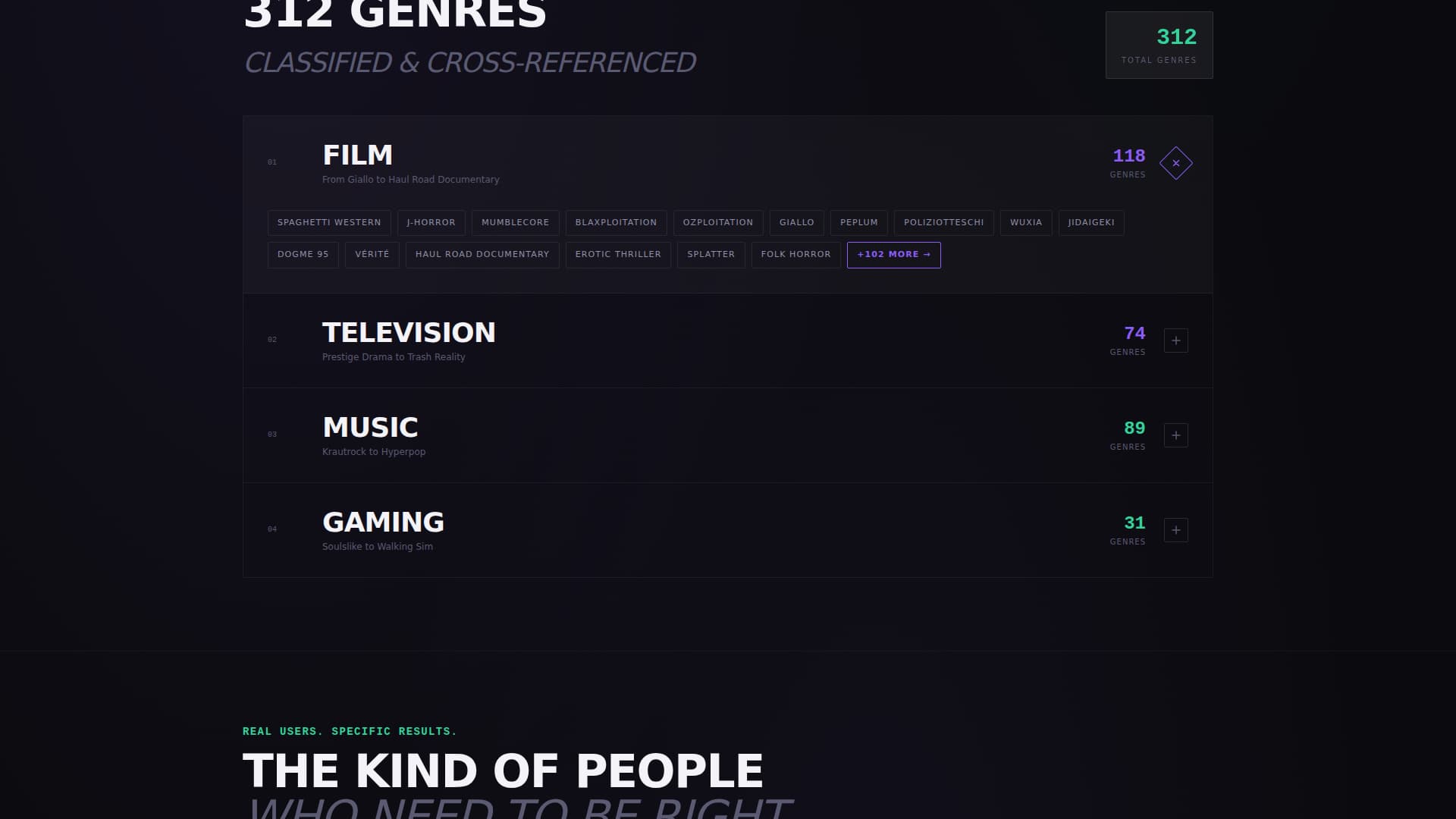 Trivia - Electrifying Entertainment Landing Page Template