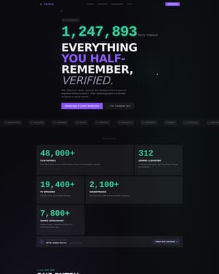 Trivia - Electrifying Entertainment Landing Page Template