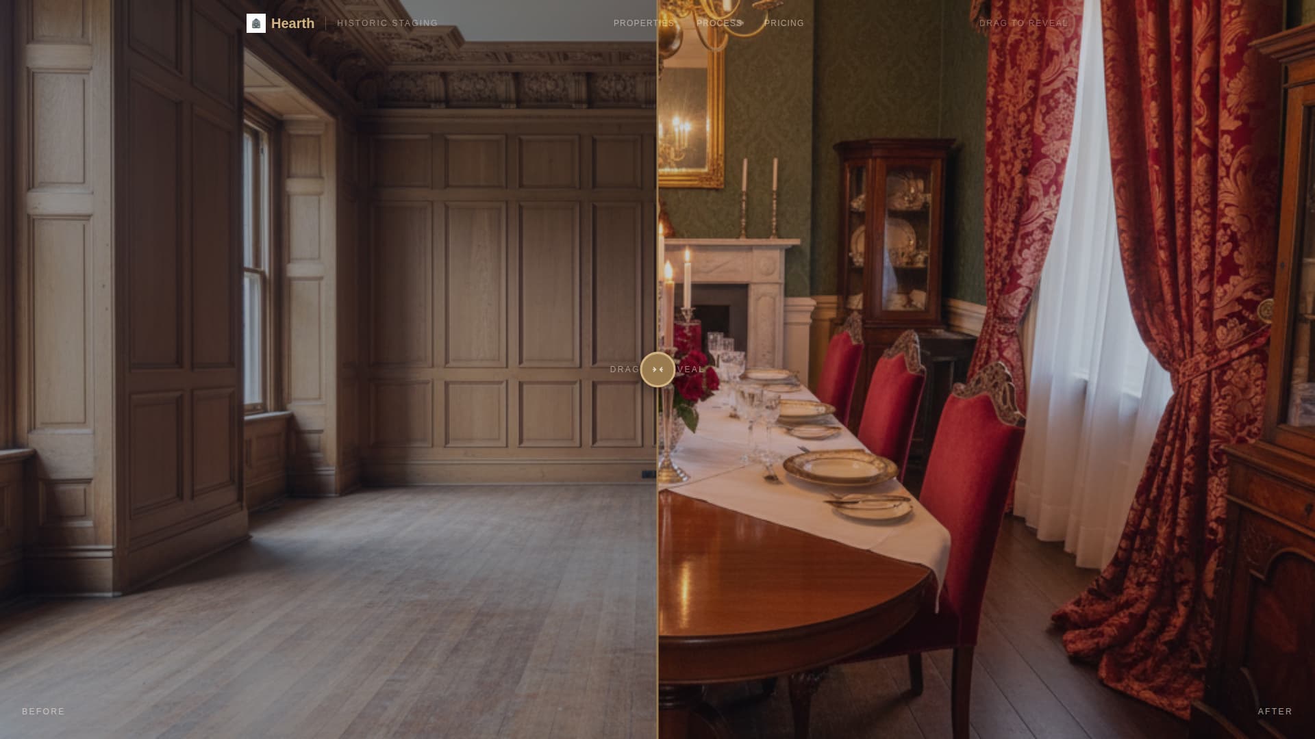 Hearth - Timeless Staging Landing Page Template