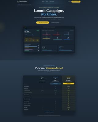 Stage — Pro Entertainment Hub Landing Page Template
