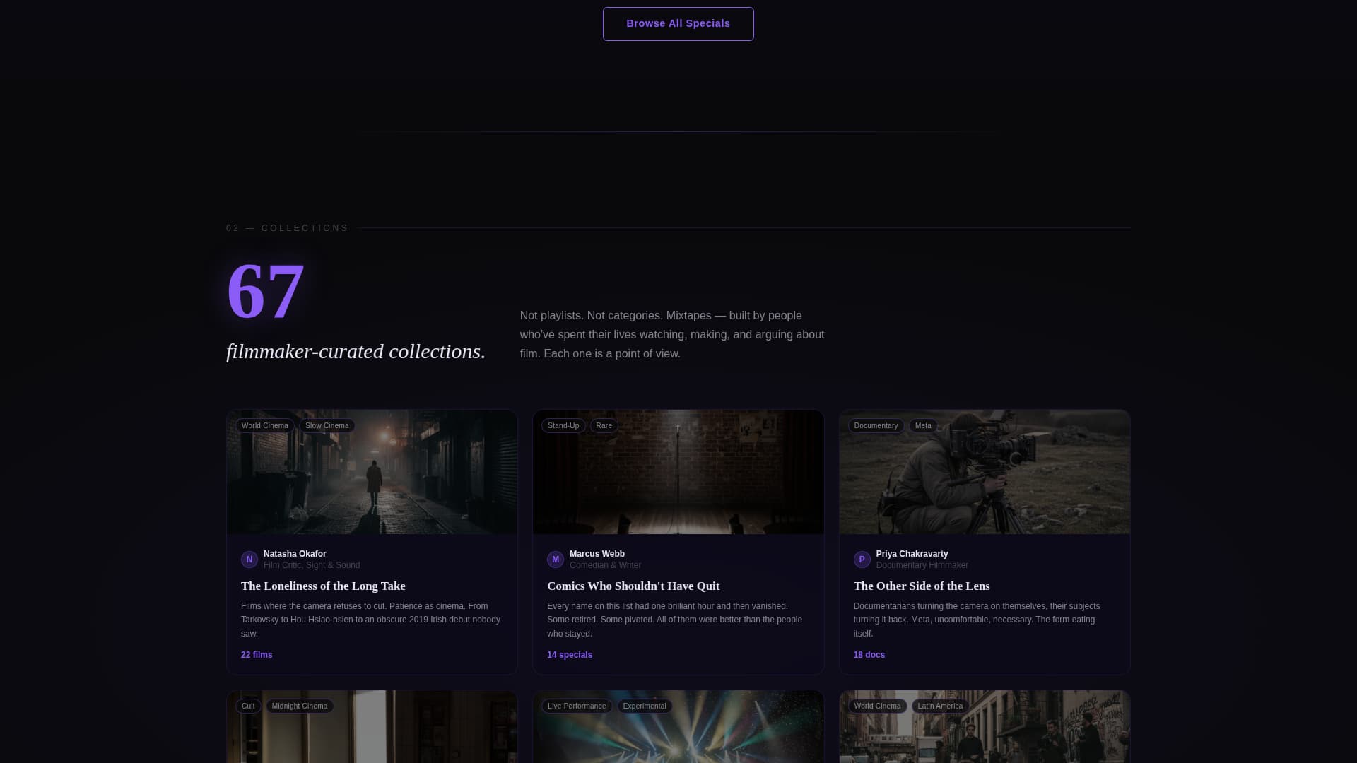 Vault - Exclusive Entertainment Landing Page Template