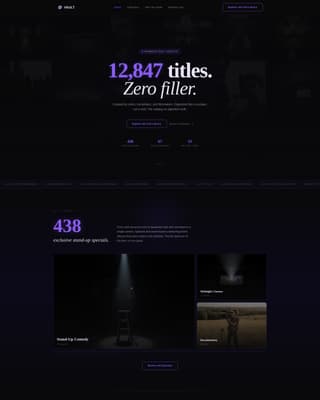 Vault - Exclusive Entertainment Landing Page Template