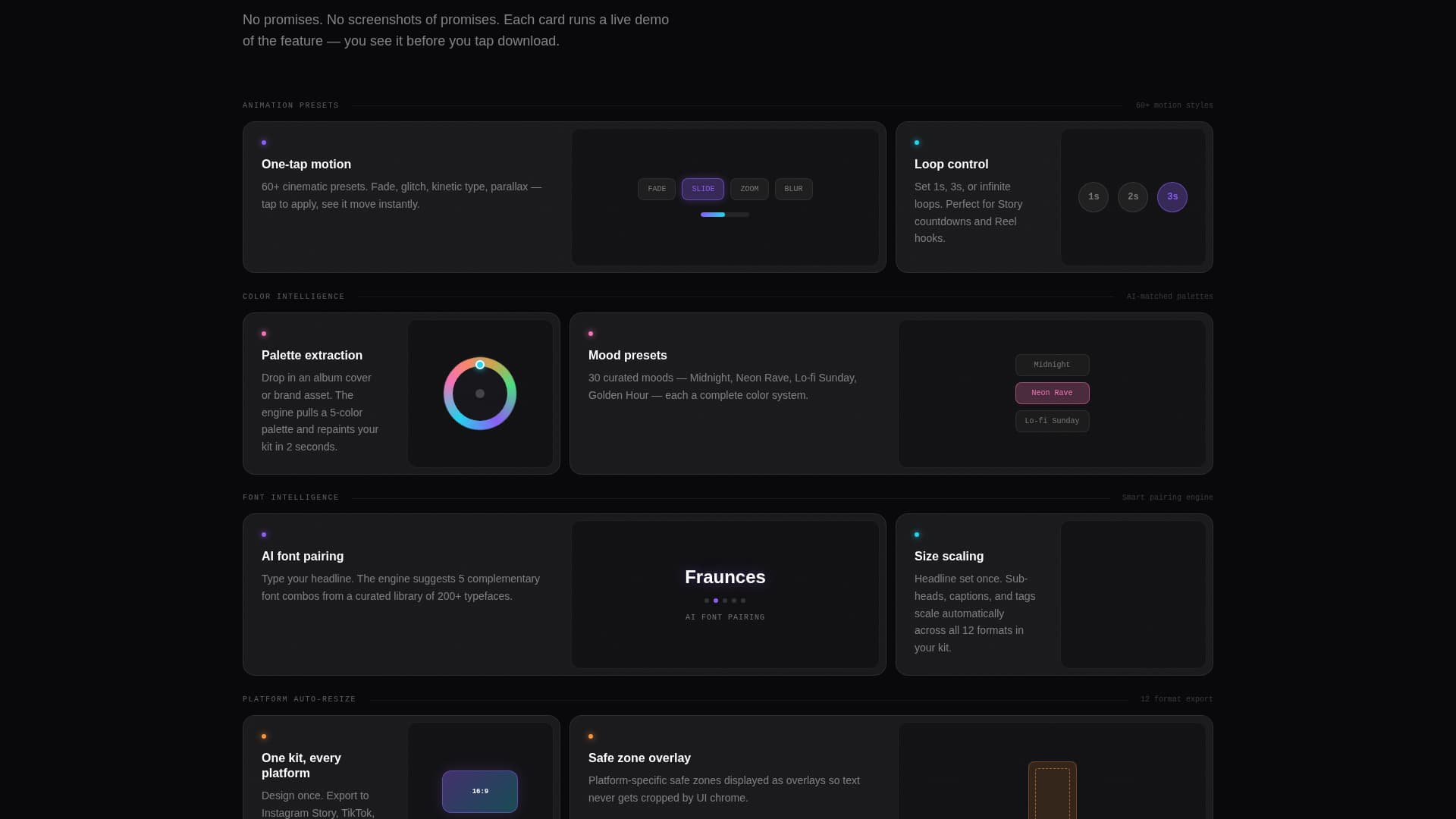 Scroll - Dynamic Creator Landing Page Template