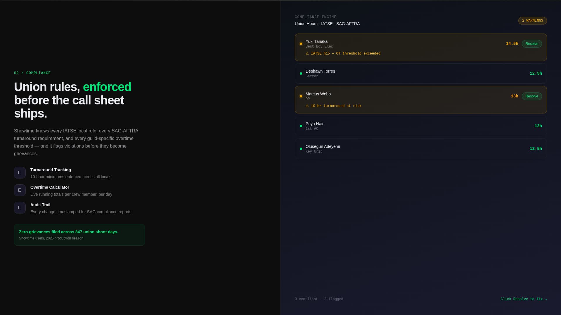 Showtime - Powerful Scheduling Landing Page Template