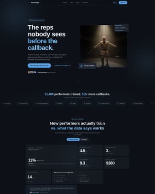 Greenlight - Powerful Entertainment Landing Page Template
