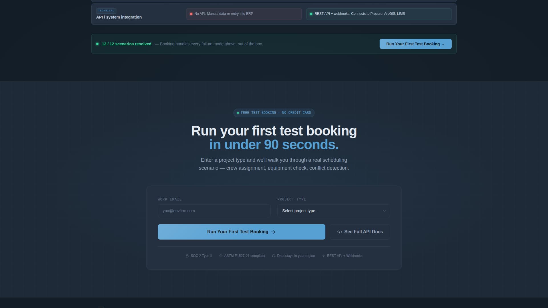 Booking - Powerful Environmental Landing Page Template