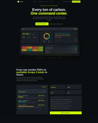 Terra — Eco Impact Landing Page Template