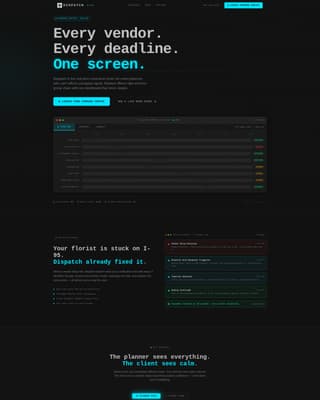 Event Planning Digital Presence Directory Website Template