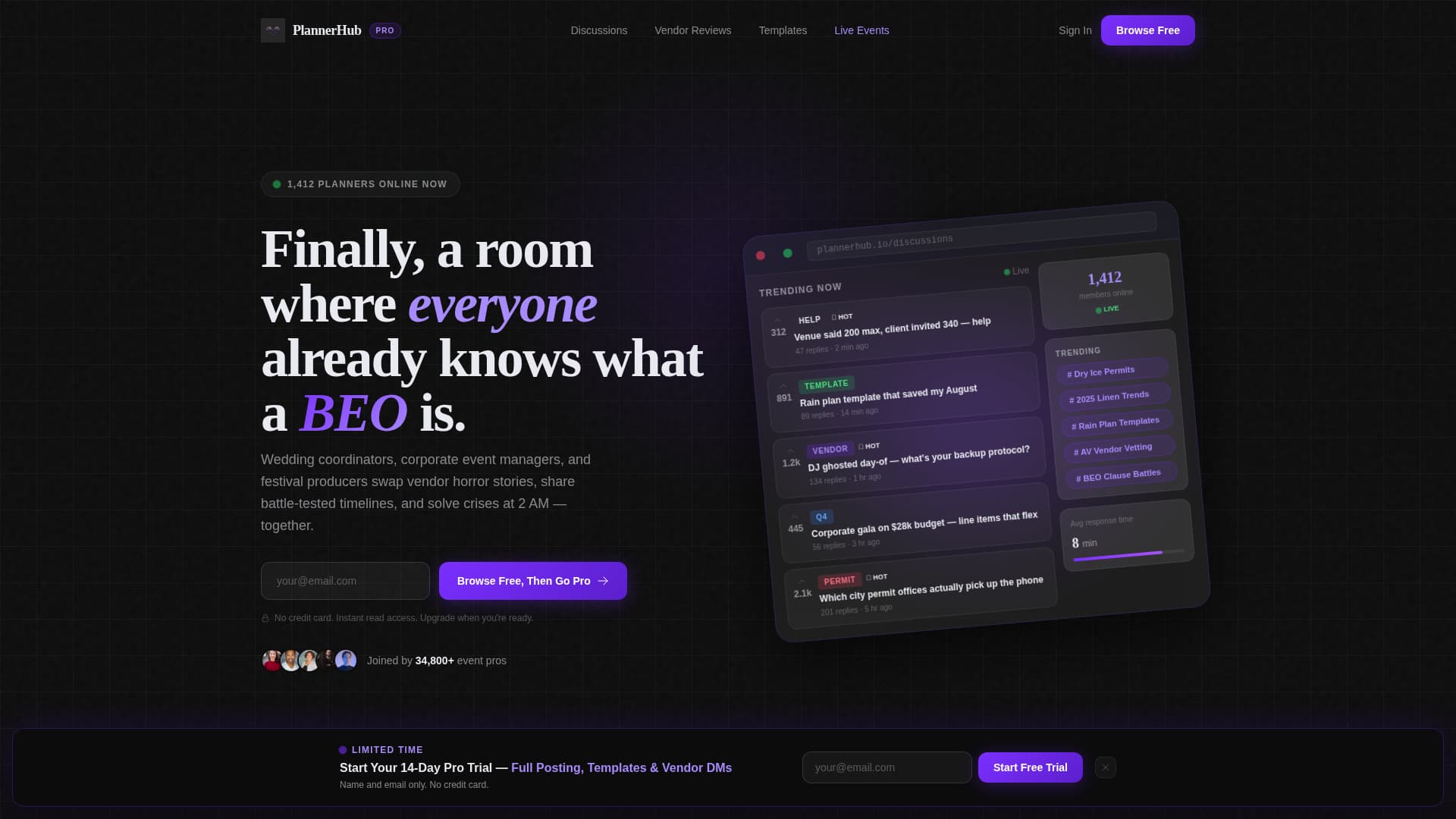 Event Planning Digital Presence Advanced Professional Website Template