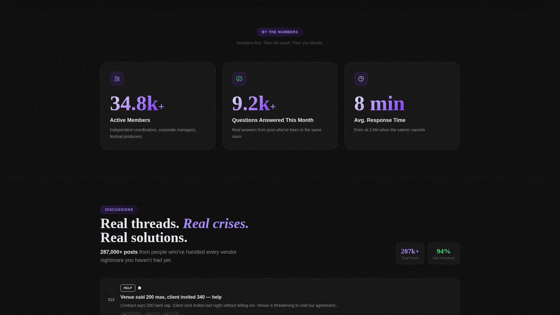 Event Planning Digital Presence Advanced Professional Website Template