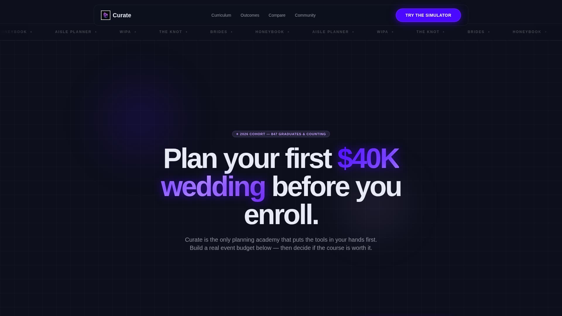 Event Planning Digital Presence Professional Website Template
