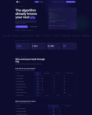 Event Planning Digital Presence Specialist Professional Website Template