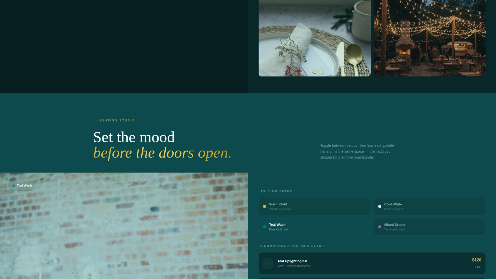 Event Planning Digital Presence Advanced Cost Calculator Website Template