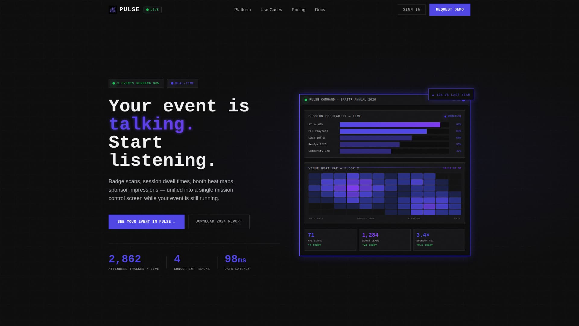 Event Tech Vertical SaaS Directory Website Template